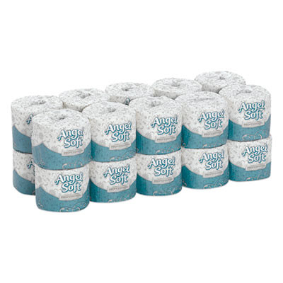 Angel Soft Ps Premium Bathroom Tissue, Septic Safe, 2-Ply, White, 450 Sheets/Roll, 20 Rolls/Carton