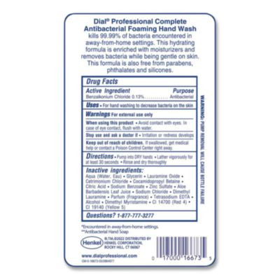 Antibacterial Foaming Hand Wash Refill For Fit Touch Free Dispenser, Original Scent, 1 L, 3/Carton