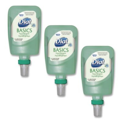 Basics Hypoallergenic Foaming Hand Wash Refill For Fit Manual Dispenser, Honeysuckle Scent, 1.2 L, 3/Carton