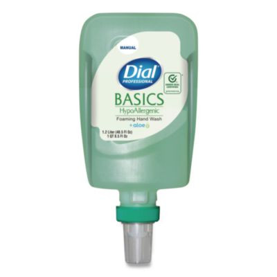 Basics Hypoallergenic Foaming Hand Wash Refill For Fit Manual Dispenser, Fresh Floral Scent, 1.2 L, 3/Carton