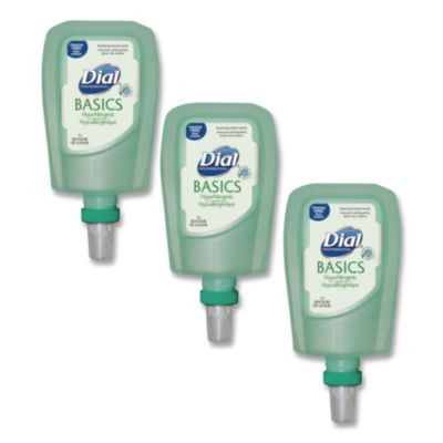 Basics Hypoallergenic Foaming Hand Wash Refill For Fit Touch Free Dispenser, Honeysuckle Scent, 1 L, 3/Carton