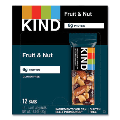 Fruit And Nut Bars, Fruit And Nut Delight, 1.4 Oz Bar, 12/Box