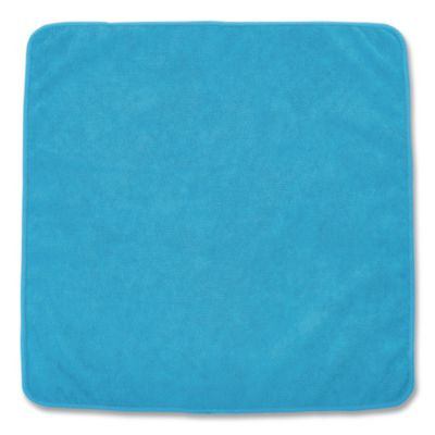 Microfiber Cleaning Cloths, 12 X 12, Blue, 24/Pack