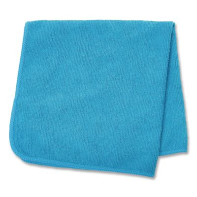 Microfiber Cleaning Cloths, 12 X 12, Blue, 24/Pack