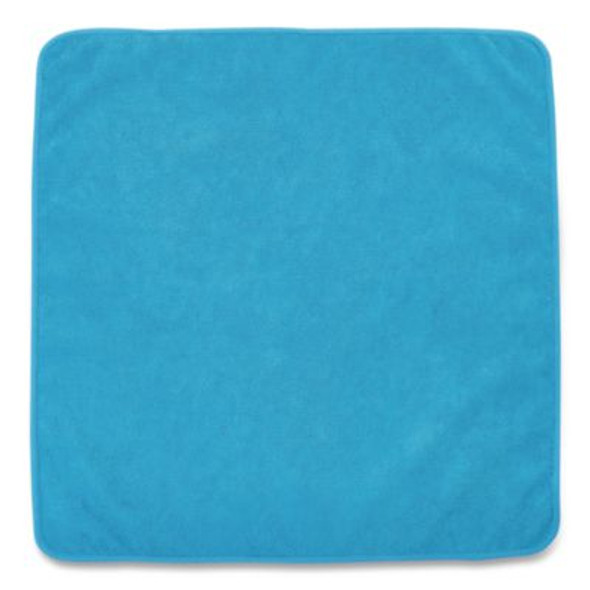 Microfiber Cleaning Cloths, 16 X 16, Blue, 24/Pack