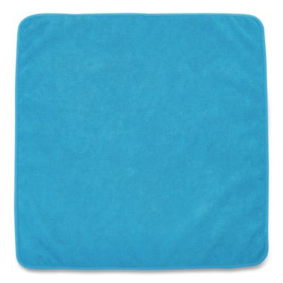 Microfiber Cleaning Cloths, 16 X 16, Blue, 24/Pack