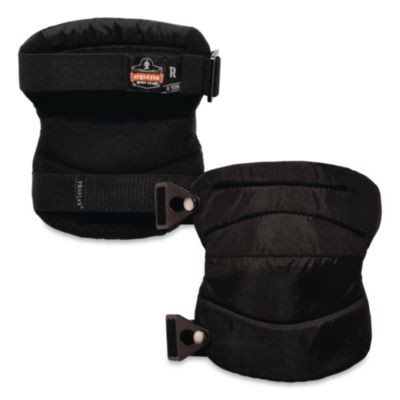 Proflex 230 Wide Soft Cap Knee Pad, Buckle Closure, One Size Fits Most, Black