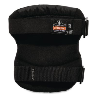 Proflex 230 Wide Soft Cap Knee Pad, Buckle Closure, One Size Fits Most, Black