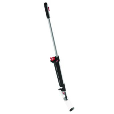 Pulse Microfiber Spray Mop System, 17" Microfiber Head, 52" Black Plastic Handle