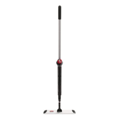 Pulse Microfiber Spray Mop System, 17" Microfiber Head, 52" Black Plastic Handle