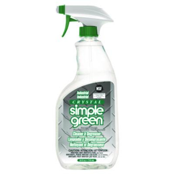 Crystal Industrial Cleaner/Degreaser, 24 Oz Spray Bottle, 12/Carton