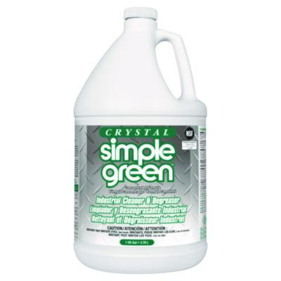 Crystal Industrial Cleaner/Degreaser, 1 Gal Bottle, 6/Carton