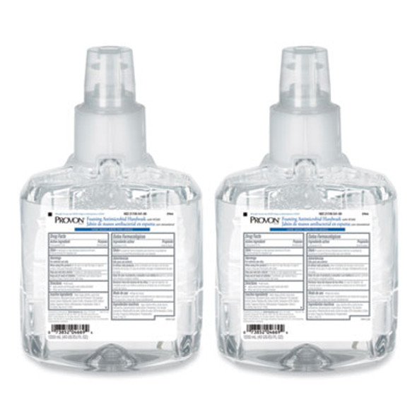 Clear And Mild Foam Hand Wash Refill, Unscented, 1,200 Ml, 2/Carton