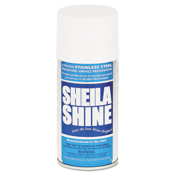 Stainless Steel Cleaner And Polish, 10 Oz Aerosol Spray, 12/Carton