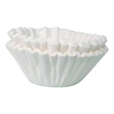 Commercial Coffee Filters, 12 Cup Size, Flat Bottom, 500/Bag, 2 Bags/Carton