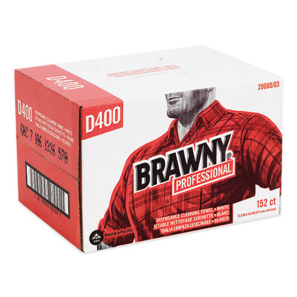 Premium Drc Wipers, Paper, 1-Ply, 12.5 x 16.75, White, 152/Box