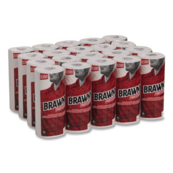 Premium Drc Perforated Roll Wipers, 1-Ply, 11 x 9.38, Unscented, White, 84/Roll, 20 Rolls/Carton