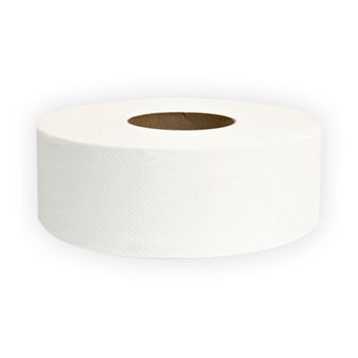 Jrt Jumbo Bath Tissue, Septic Safe, 2-Ply, 3.25" x 720 Ft, White, 12 Rolls/Carton