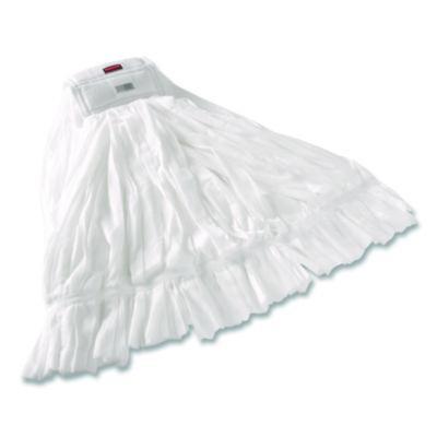 Disposable Mop, Nonwoven Fiber, #24, 5" Headband, White