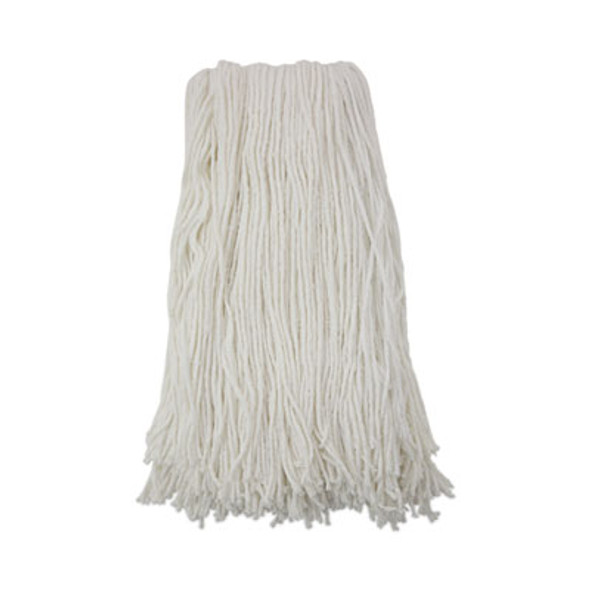 Cut-End Wet Mop Head, Rayon, #32, White