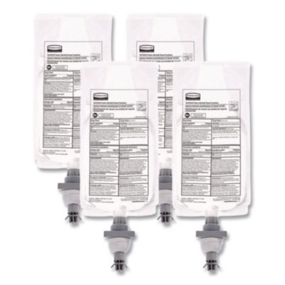 Autofoam Refill With Alcohol Foam Hand Sanitizer, Clear, 1,000 Ml, Unscented, 4/Carton