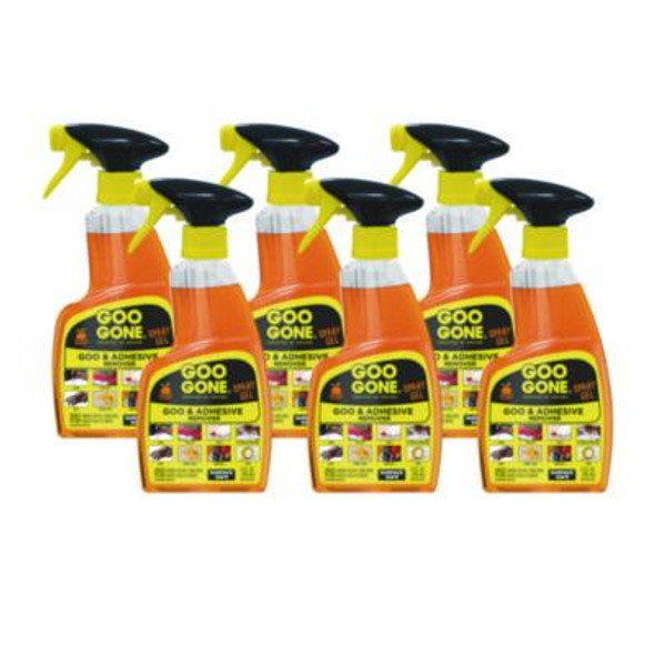 Spray Gel Cleaner, Citrus Scent, 12 Oz Spray Bottle, 6/Carton