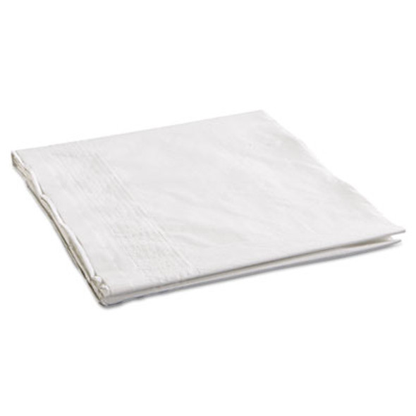 Cellutex Table Covers, Tissue/Polylined, 54" X 108", White, 25/Carton