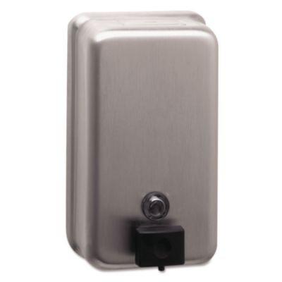 Classicseries Surface-Mounted Soap Dispenser, 40 Oz, 4.75 X 3.5 X 8.13, Stainless Steel