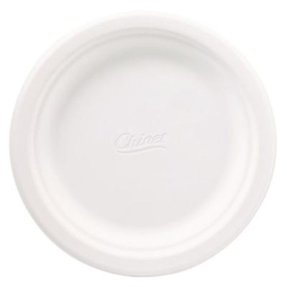Classic Paper Plates, 6.75" Dia, White, 125/Pack, 8 Packs/Carton