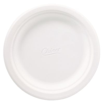 Classic Paper Plates, 6.75" Dia, White, 125/Pack, 8 Packs/Carton