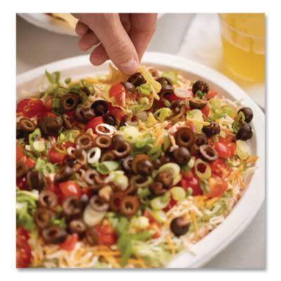 Classic Paper Dinnerware, Platter, 9.75 x 12.5, White, 500/Carton