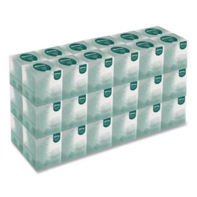 Naturals Facial Tissue For Business, Boutique Pop-Up Box, 2-Ply, White, 90 Sheets/Box, 36 Boxes/Carton