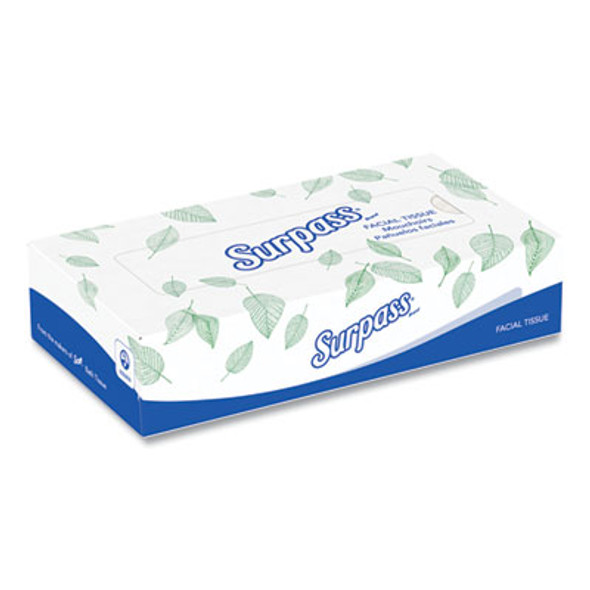 Facial Tissue For Business, 2-Ply, White, 125 Sheets/Box, 60 Boxes/Carton