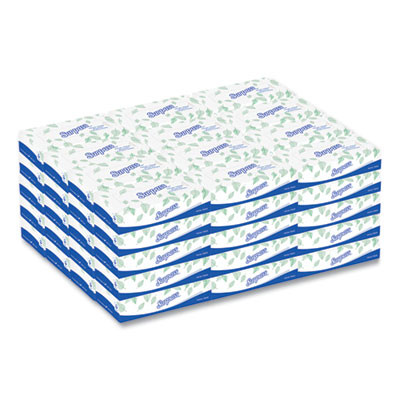 Facial Tissue For Business, 2-Ply, White, 125 Sheets/Box, 60 Boxes/Carton
