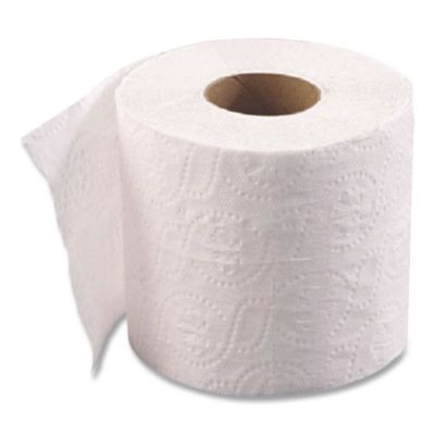 Standard Bath Tissue, Individually Wrapped Rolls, Septic Safe, 1-Ply, White, 1,000 Sheets/Roll, 96 Rolls/Carton