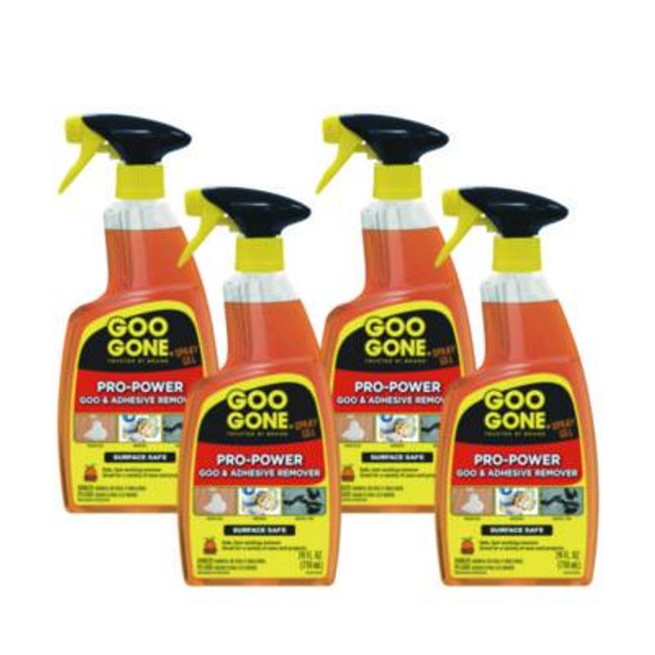 Pro-Power Cleaner, Citrus Scent, 24 Oz Spray Bottle, 4/Carton