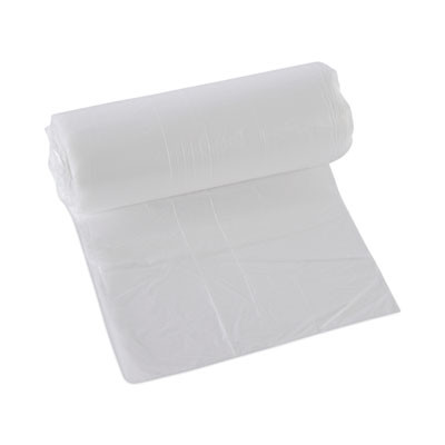 High-Density Can Liners, 16 Gal, 6 Mic, 24" x 33", Natural, Perforated Roll, 50 Bags/Roll, 20 Rolls/Carton