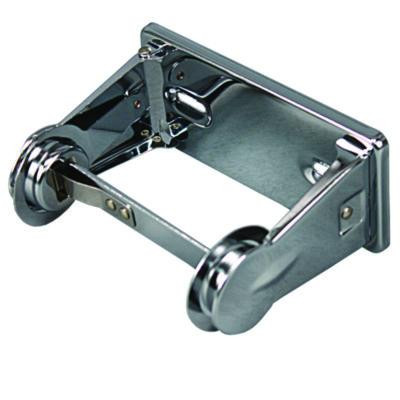 Single Roll Toilet Tissue Dispenser, 6.5 X 4.5 X 2.75, Chrome, 1 Dozen