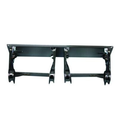 Double Roll Toilet Tissue Dispenser, 12.3 X 4.25 X 2.7, Chrome, 1 Dozen