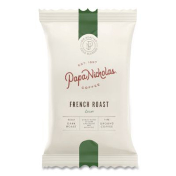 Premium Coffee, Decaffeinated French Roast, 18/Carton