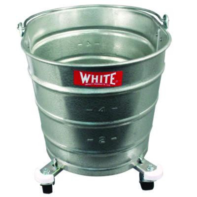 Metal Mop Bucket, 26 Qt, Steel