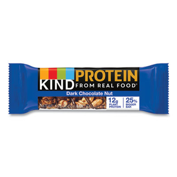 Protein Bars, Double Dark Chocolate, 1.76 Oz, 12/Pack