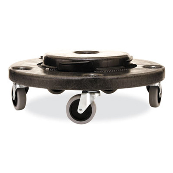 Brute Quiet Dolly, 250 Lb Capacity, 18.25" Diameter x 6.63"h, Black