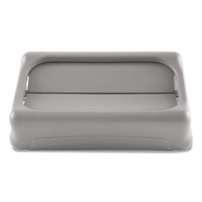 Swing Lid For Slim Jim Waste Container, Gray