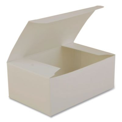 Carryout Boxes, 7 x 4.5 x 2.75, White, Paper, 500/Carton