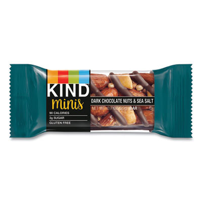 Minis, Dark Chocolate Nuts/Sea Salt, 0.7 Oz, 10/Pack