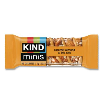 Minis, Caramel Almond Nuts/Sea Salt, 0.7 Oz Bar, 10/Pack