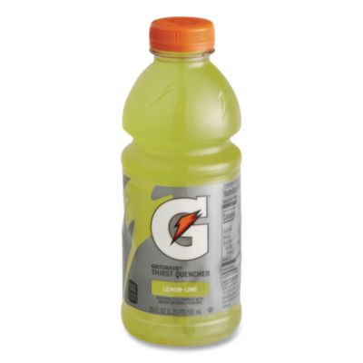 G-Series Perform 02 Thirst Quencher Lemon-Lime, 20 Oz Bottle, 24/Carton