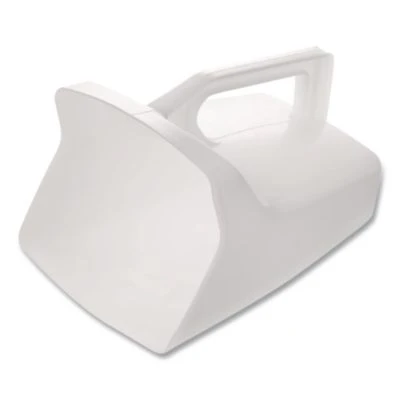 Bouncer Bar/Utility Scoop, 64 Oz, Plastic, White