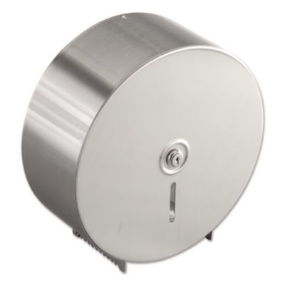 Single Roll Jumbo Toilet Tissue Dispenser, 10.66 x 4.5 x 10.63, Silver